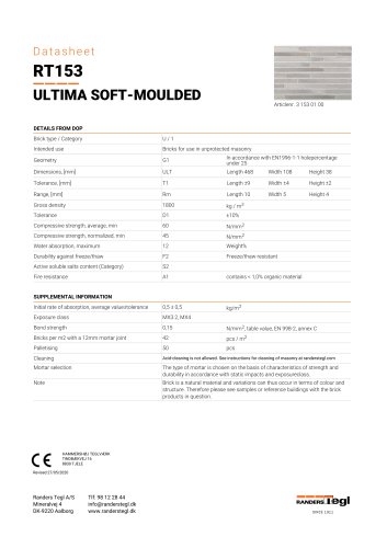 RT153 ULTIMA SOFT-MOULDED