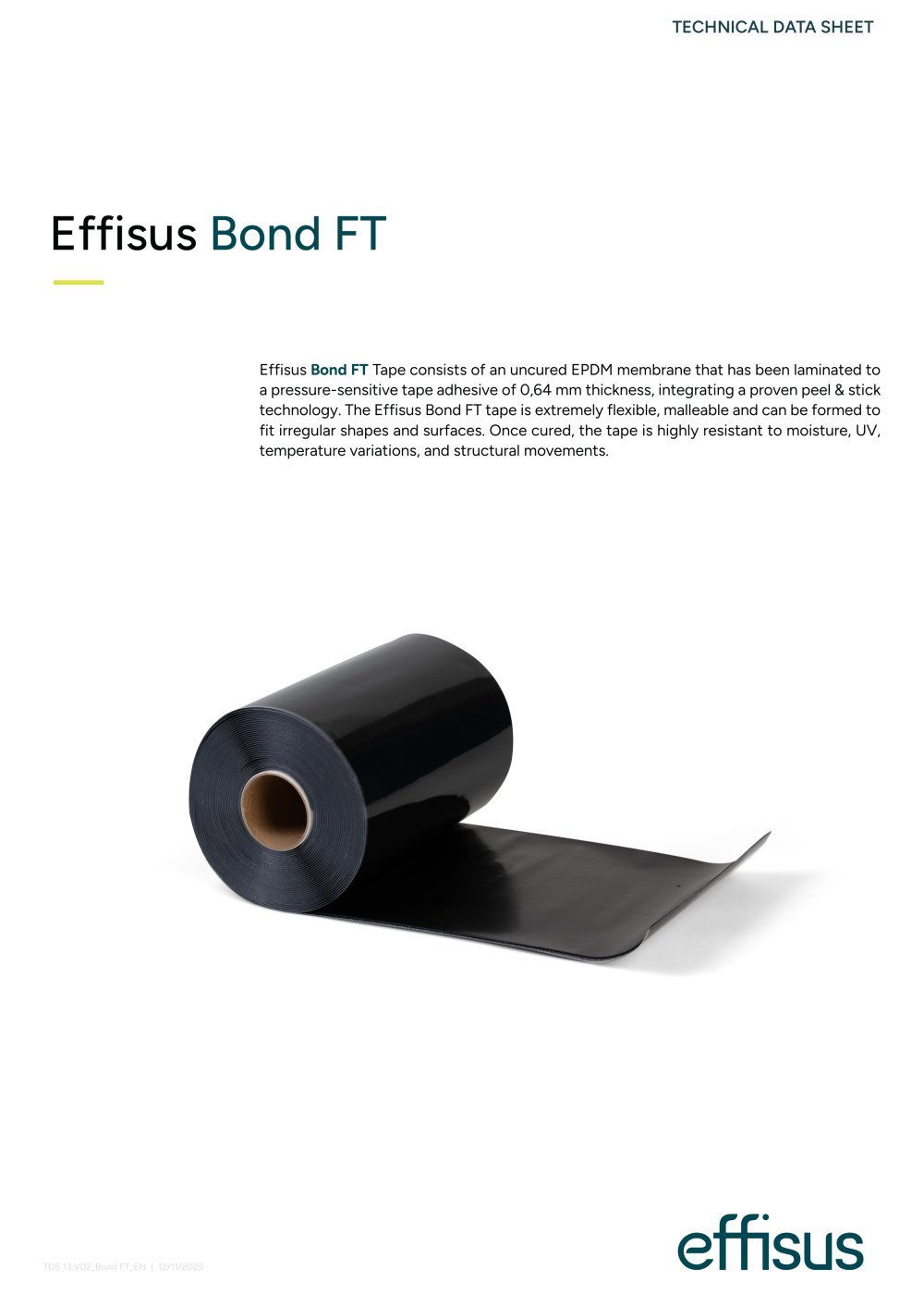 Technical Data Sheet Bond FT - Effisus