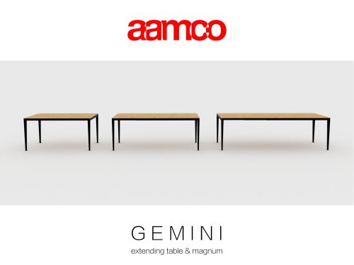 GEMINI TABLE