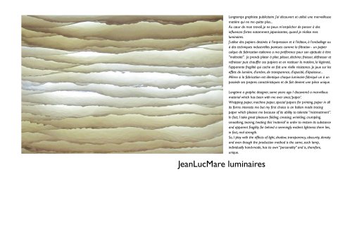 jeanLucMare luminaires