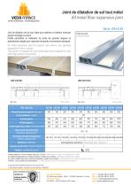 Joint de dilatation de sol sismique - JDH 6.29 - 1