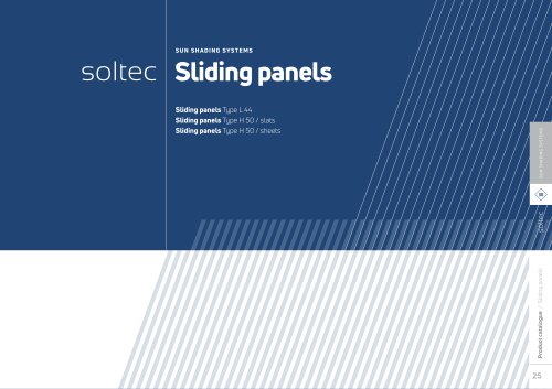 Soltec sliding folding listing panels