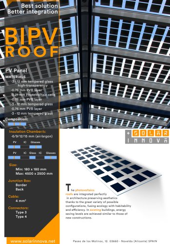 BIPV-Solar Photovoltaic Roofs