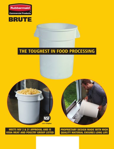 BRUTE Container Foodservice - Sell Sheet