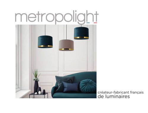 Catalogue professionnel METROPOLIGHT 2019