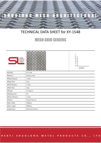 XY-1548 DATA SHEET