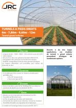 TUNNELS A PIEDS DROITS 6m - 7,80m - 9,60m - 12m - 1