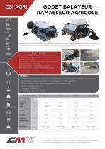 Godet balayeur ramasseur agricole CSI AGRI - 2