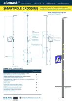 Smartpole Crossing / crosswalk with a luminaire