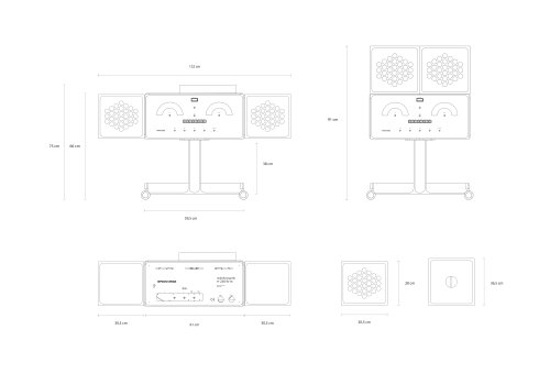 dessin technique radiofonografo