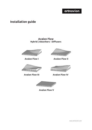 Avalon Flow Hybrid | Absorbers - Diffusers Installation guide