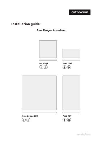 Installation guide Aura Range - Absorbers