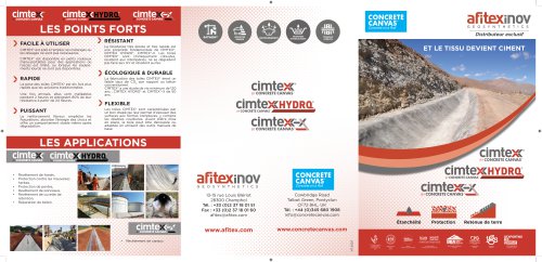 Solutions CIMTEX - Béton en rouleau