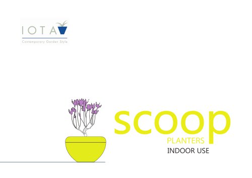 Scoop for indoor use