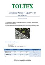 Bordures Planes et Equerres en aluminium - 1