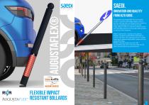 Flexible impact resistant bollards Augustaflex