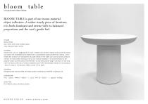 BLOOM TABLE