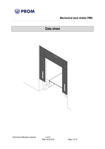 Mechanical dock shelter PMN