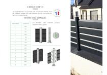 Cloture Aluminium en Kit - 15