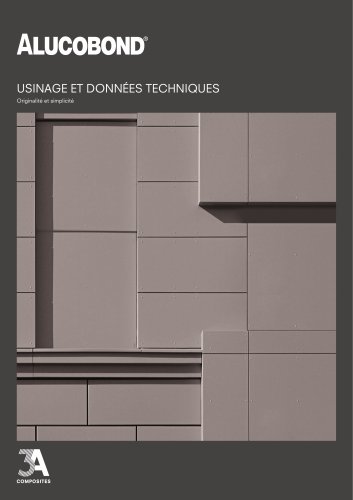 ALUCOBOND® Instructions pour l'usinage