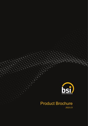 BSI Lighting Product Catalogue 2022