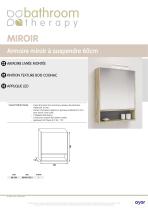 Armoire miroir à suspendre 60cm - 1