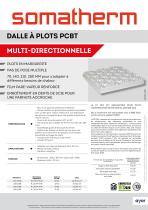 DALLE À PLOTS PCBT - 1