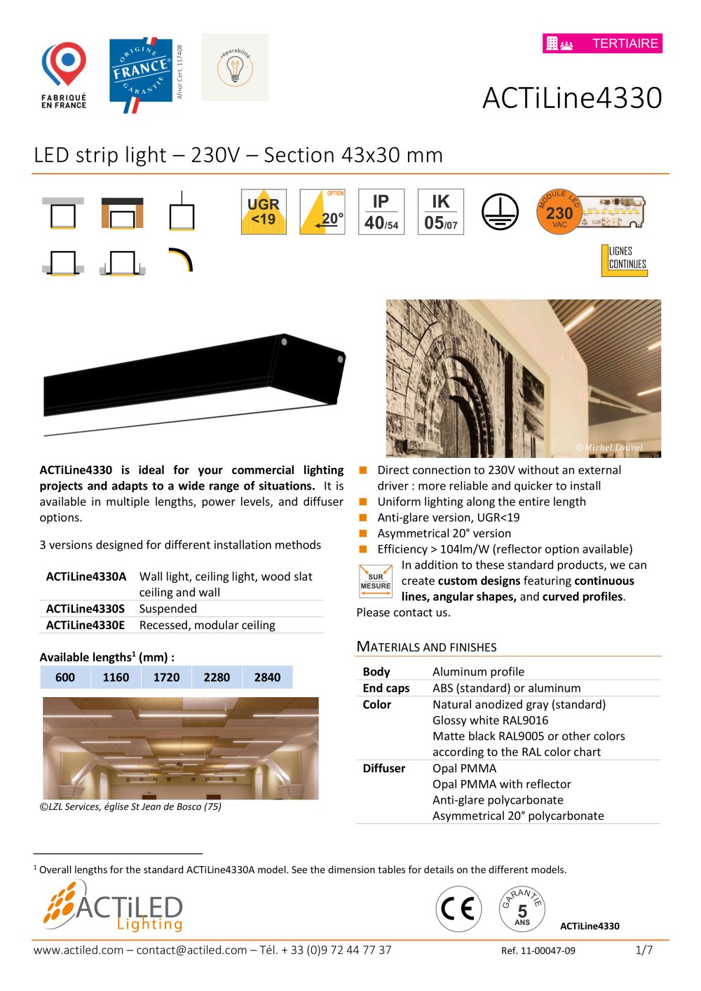 ACTiLine4330 - ACTiLED Lighting