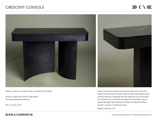 CRESCENT CONSOLE