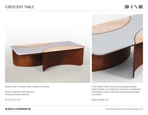 Crescent Table