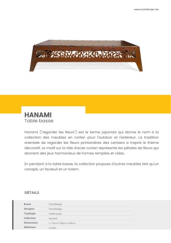 HANAMI Table basse