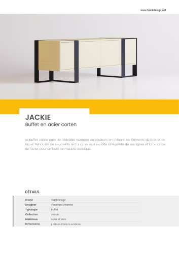 JACKIE Buffet en acier corten