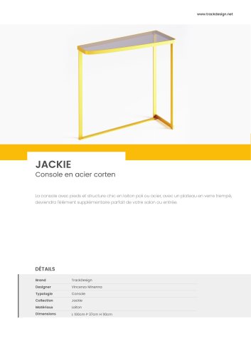 JACKIE Console en corten