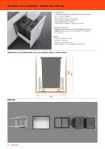 Systèmes pour poubelles - Eléments coulissants - 4