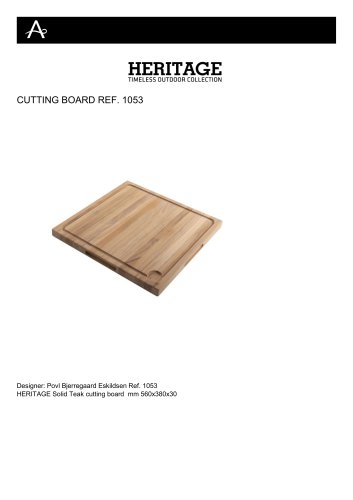 CUTTING BOARD REF. 1053