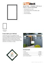 BOSTON - Frame for alu gate 1200x1830mm