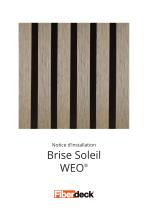 Notice d'installation Brise-Soleil WEO® - 1