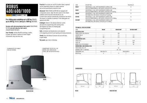 ROBUS 400/600/1000