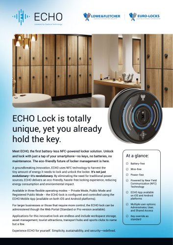 ECHO Lock (3450) Flyer