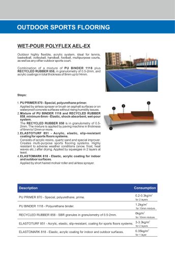 WET-POUR POLYFLEX AEL-EX