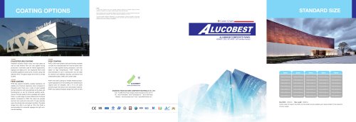 ALUCOBEST E-color charts