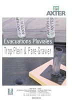 EVACUATIONS PLUVIALES, TROP-PLEIN & PARE-GRAVIER - 1