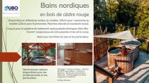 Catalogue bains UBO® 2024 - Bains en cèdre rouge - 1