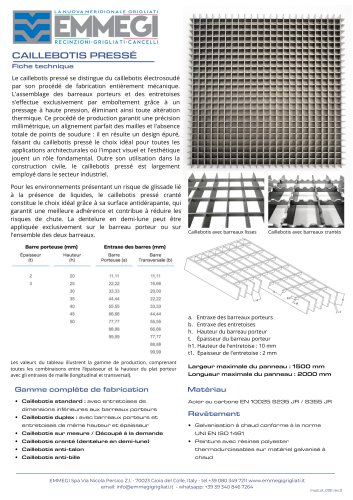 CAILLEBOTIS PRESSÉ