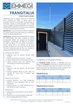 FRANGITALIA - Clôture à lames inclinées-1