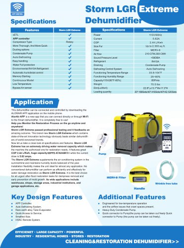 Storm LGR Extreme Dehumidifier