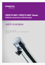 PRESTO NEO®/NEO® SENSOR/ NEO® DUO - robinet lavabo - 1