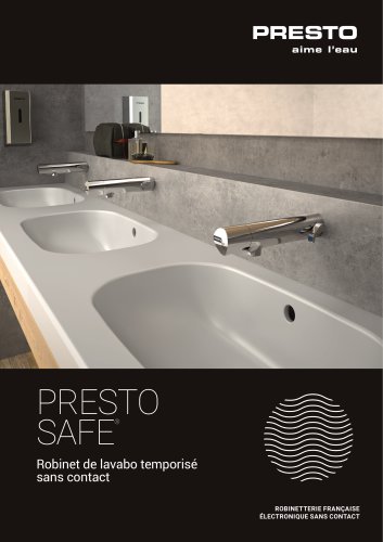 Presto SAFE® - robinet électronique lavabo