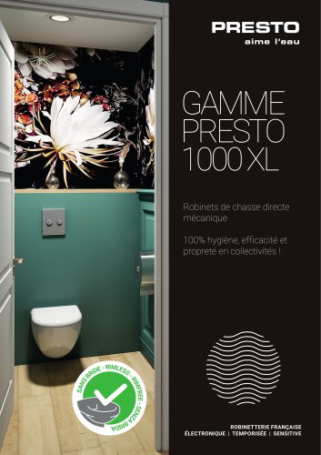 Robinets de chasse directe P1000XL