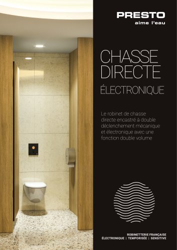 Robinets de chasse électroniques